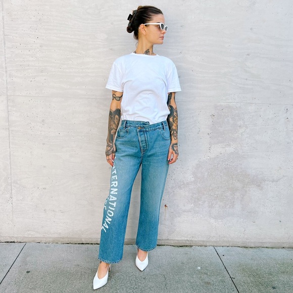 MONSE/NWOT Women’s Denim Button Up Denim Sz 28 - Picture 13 of 13